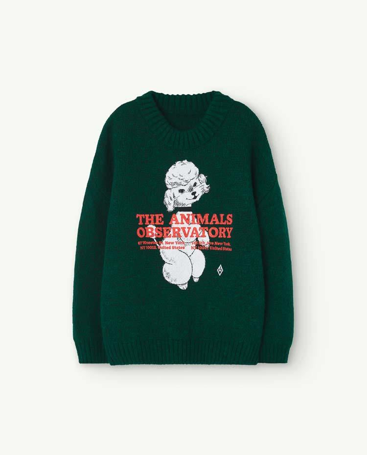 Green Poodle Bull Sweater COVER