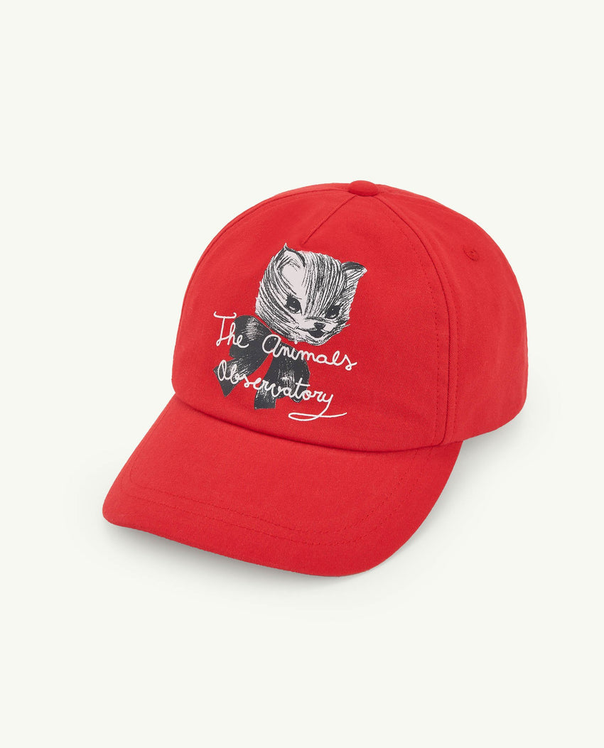 Red Kitten Hamster Cap PRODUCT FRONT
