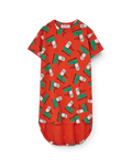 Red Sneaker Relaxed Hare Dress