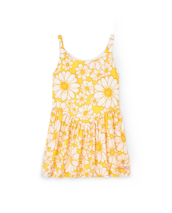 White Flowers Roe Dress PRODUCT FRONT