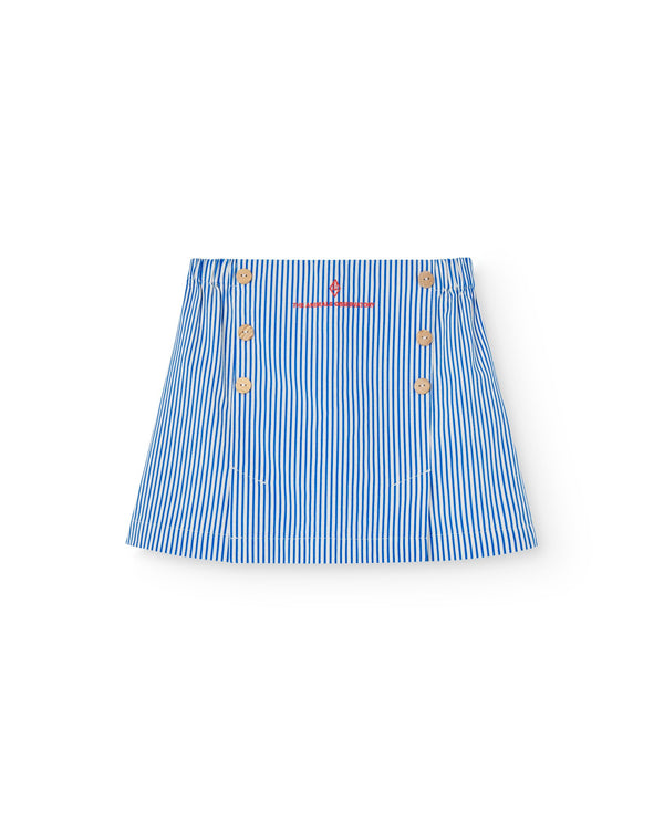 Stripped Shrimp Skort PRODUCT FRONT