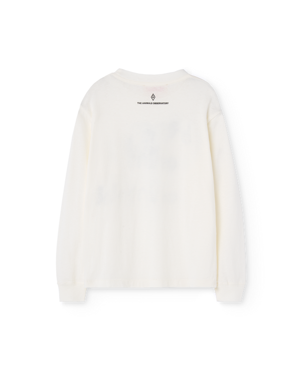 White Animal Dog Long Sleeve T-Shirt PRODUCT BACK