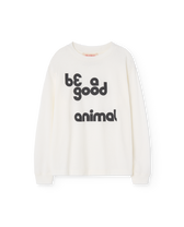 White Animal Dog Long Sleeve T-Shirt PRODUCT FRONT