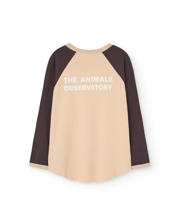 Beige Anteater Long Sleeve T-Shirt PRODUCT BACK