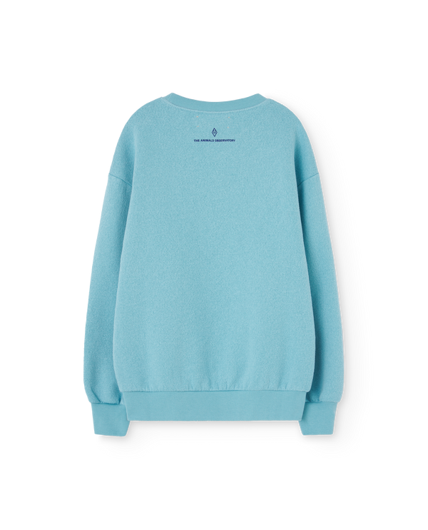 Blue Holiday Bear Sweatshirt PRODUCT BACK