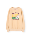 Sweat-shirt sheep bear beige