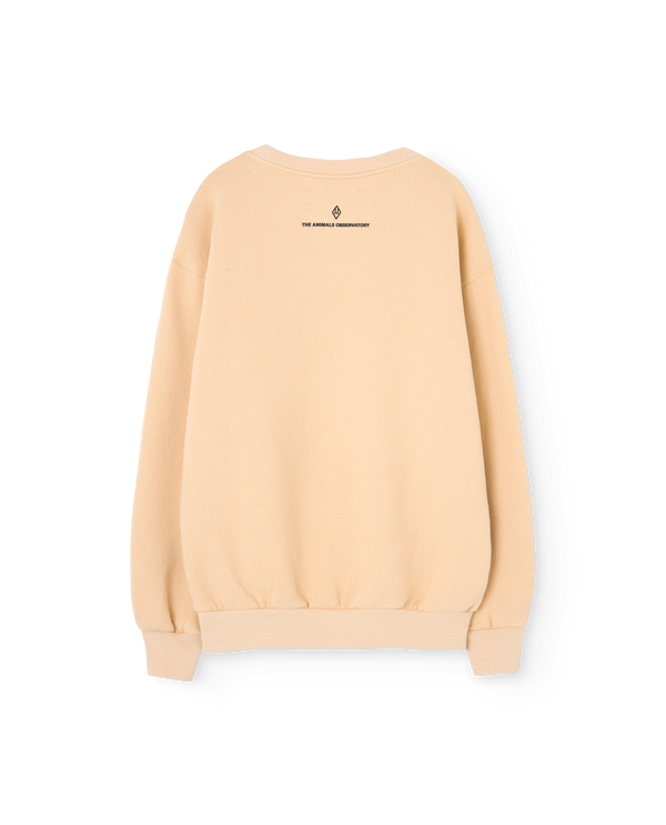 Beige Sheep Bear Sweatshirt PRODUCT BACK