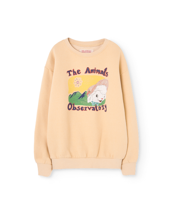 Beige Sheep Bear Sweatshirt PRODUCT FRONT