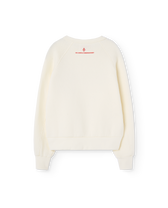 White Animalli Shark Sweatshirt PRODUCT BACK