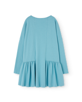 Blue Animals Long Walrus Dress PRODUCT BACK