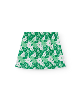 Green Wallpaper Wombat Skirt PRODUCT BACK