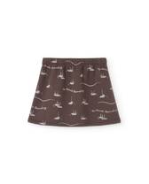 Walnut Wombat Skirt PRODUCT BACK