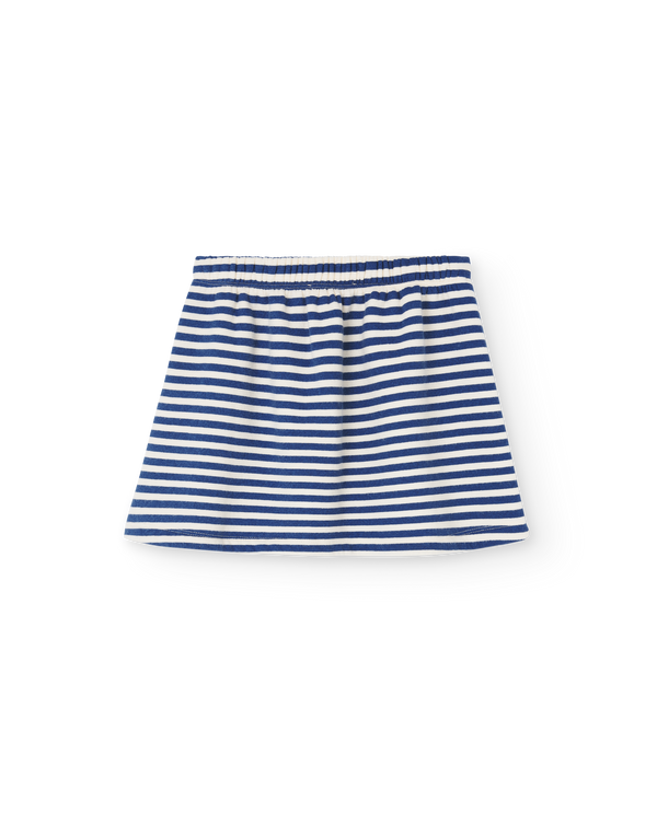 Blue Stripes Wombat Skirt PRODUCT BACK
