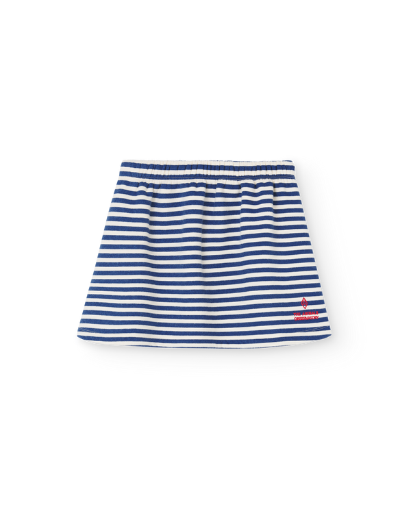 Blue Stripes Wombat Skirt PRODUCT FRONT