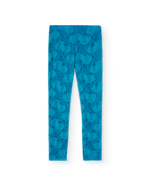 Blue Lace Alligator Lace Pants PRODUCT BACK