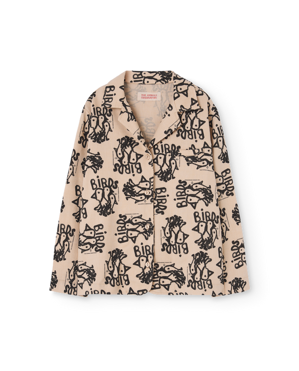 Brown Long Kangaroo Shirt PRODUCT FRONT