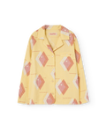 Cream Yellow Long Kangaroo Shirt