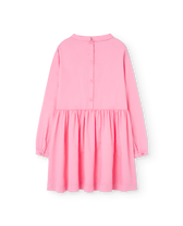 Pink Pleat Tortoise Dress PRODUCT BACK