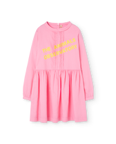 Pink Pleat Tortoise Dress PRODUCT FRONT