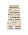 White Unique Elephant Pants