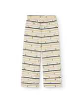 White Unique Elephant Pants PRODUCT BACK