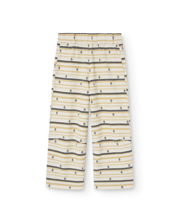 White Unique Elephant Pants PRODUCT FRONT