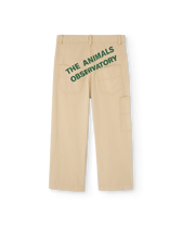 Beige Condor Pants PRODUCT BACK