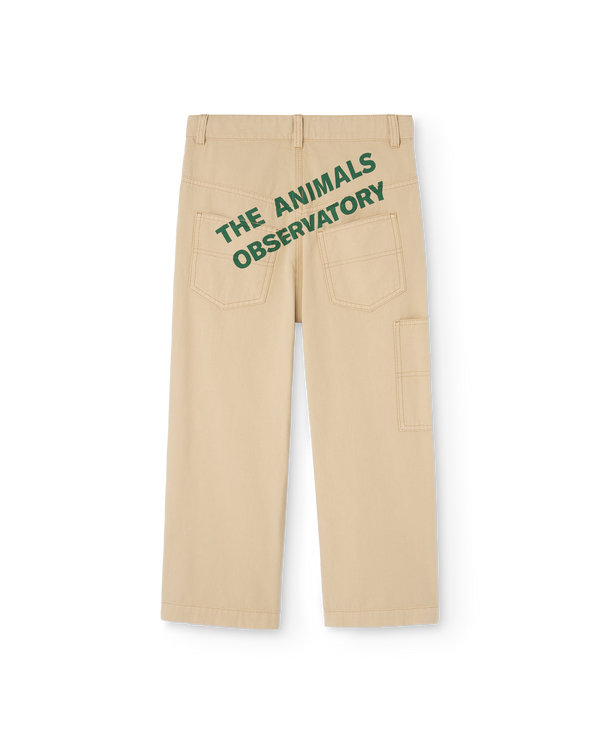 Beige Condor Pants PRODUCT BACK