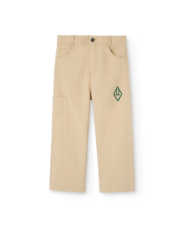Beige Condor Pants PRODUCT FRONT