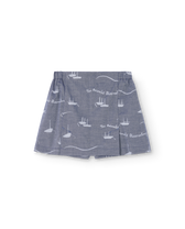 Navy Shrimp Skort PRODUCT FRONT