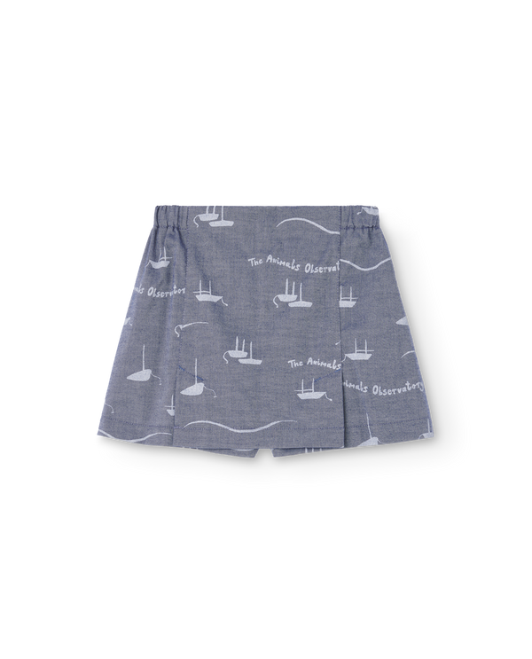 Navy Shrimp Skort PRODUCT FRONT