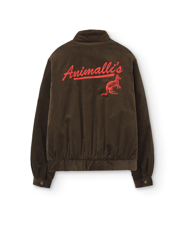 Walnut Tiger Corduroy Jacket PRODUCT BACK