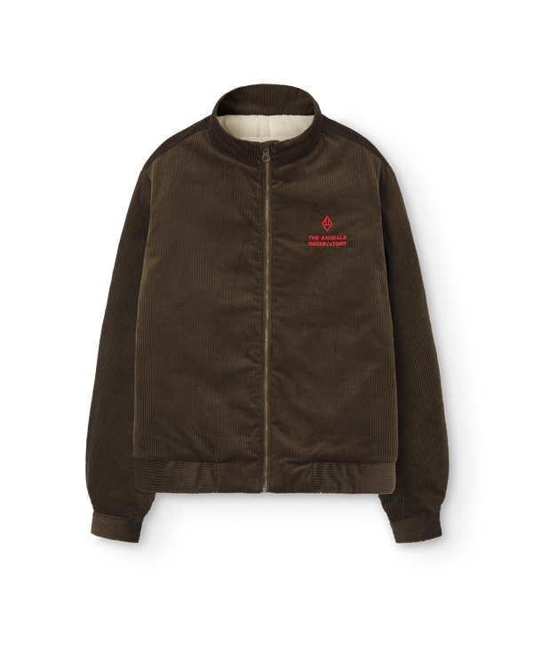 Walnut Tiger Corduroy Jacket PRODUCT FRONT