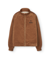 Brown Tiger Corduroy Jacket PRODUCT FRONT