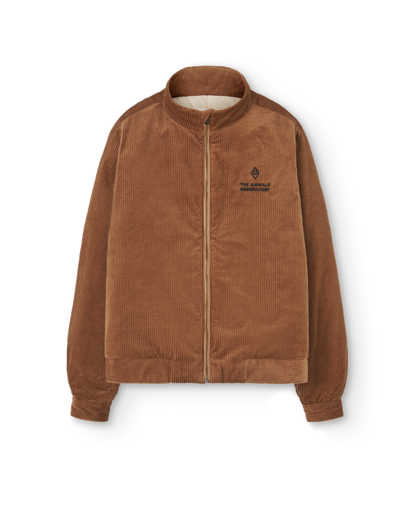 Brown Tiger Corduroy Jacket PRODUCT FRONT