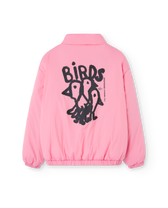 Pink Crocodile Padded Jacket PRODUCT BACK