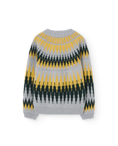 Celeste Zig Zag Bull Sweater PRODUCT BACK