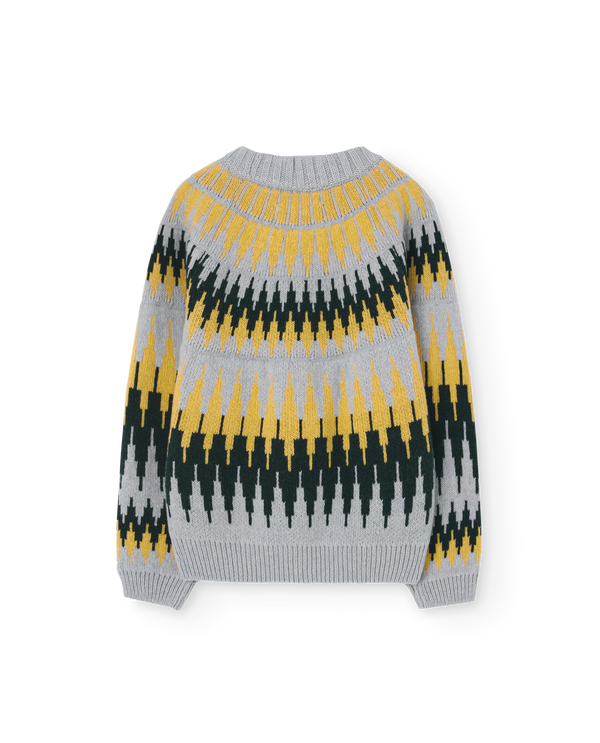 Celeste Zig Zag Bull Sweater PRODUCT BACK