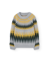 Celeste Zig Zag Bull Sweater PRODUCT FRONT