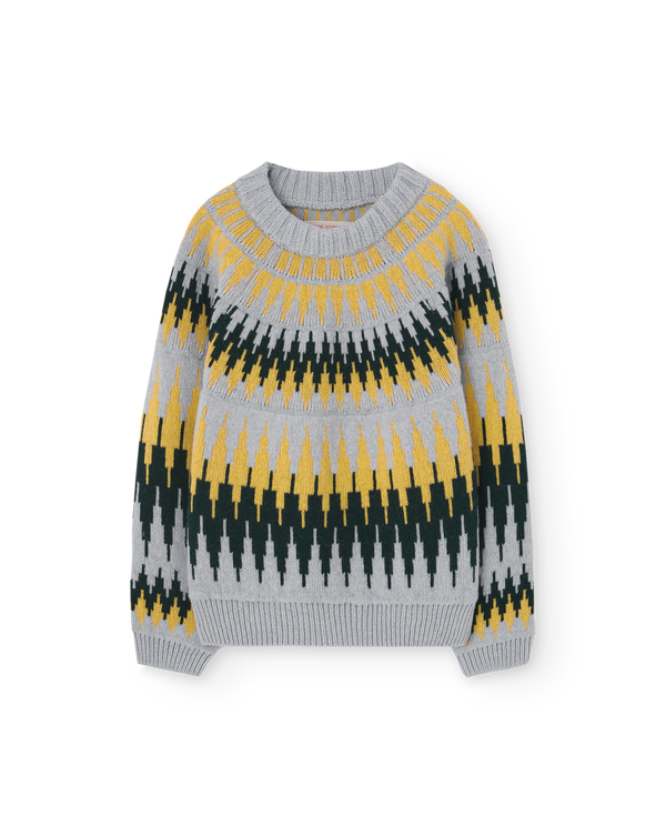 Celeste Zig Zag Bull Sweater PRODUCT FRONT
