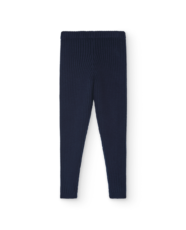 Navy Crow Leggings PRODUCT BACK