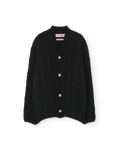 Black Racoon Cable Cardigan