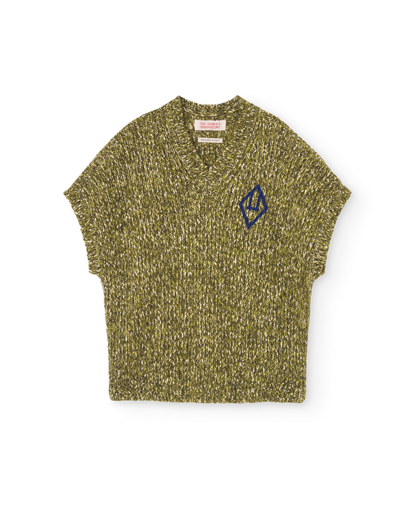 Green Symbol Bat Vest PRODUCT FRONT
