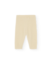 Cream Yellow Cougar Baby Leggings PRODUCT BACK