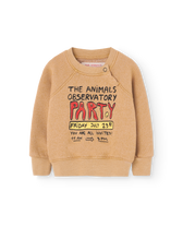Brown Jackal Baby Sweatshirt PRODUCT FRONT