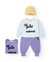 Celeste Wapiti Baby Long Sleeve T-Shirt MODEL FRONT