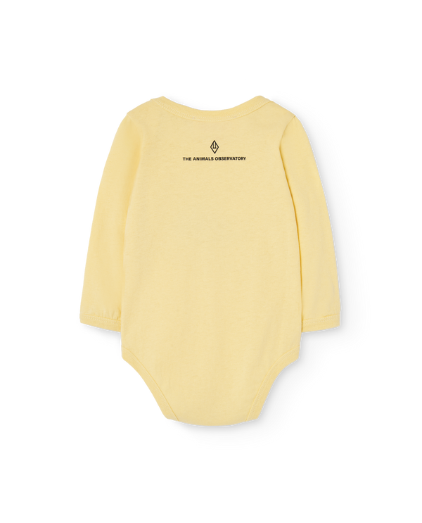 Cream Yellow Wasp Bodysuit PRODUCT BACK