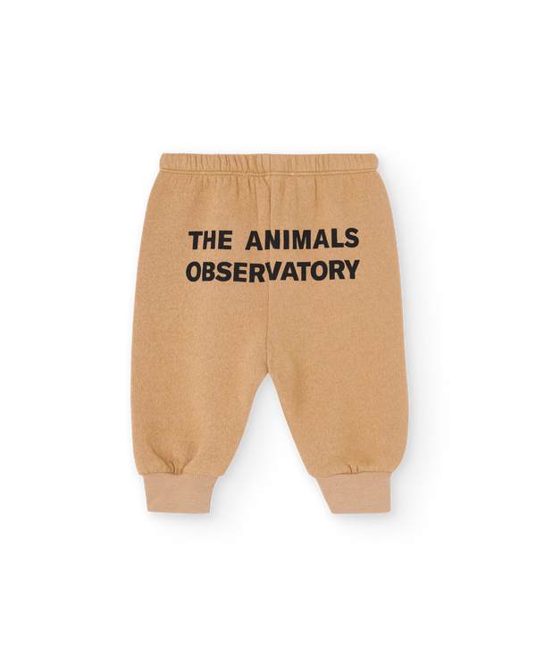 Brown Sloth Baby Sweatpants PRODUCT BACK
