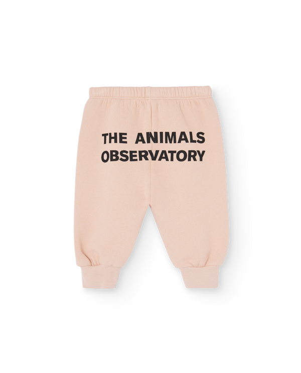 Rose Sloth Baby Sweatpants PRODUCT BACK