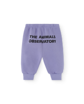Purple Sloth Baby Sweatpants PRODUCT BACK